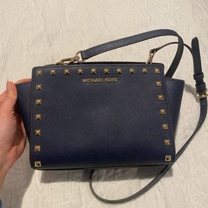 Michael Kors studded crossbody bag